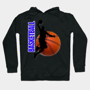 basketball player in the jump Hoodie